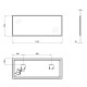 Дзеркало Qtap Tern 1200x500 з LED-підсвічуванням Sensor, QT1778140450120W
