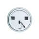 Дзеркало Qtap Virgo R600 з LED-підсвічуванням кнопковий перемикач, QT1878250660W