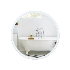 Зеркало Qtap Virgo R800 с LED-подсветкой кнопочный переключатель, QT1878250680W