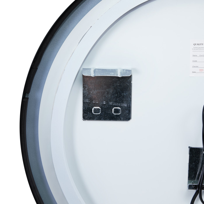 Зеркало Qtap Robin R600 с LED-подсветкой кнопочный переключатель, на ремне QT13786502B