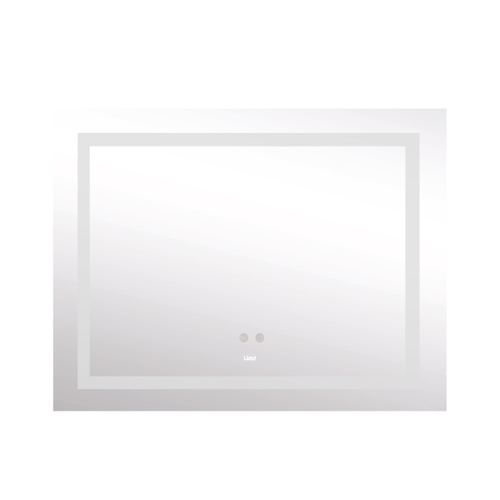 Зеркало Lidz Kubis 1000х800 с LED-подсветкой Touch, с антизапотеванием, с димером, рег. яркости LD78LF61410080