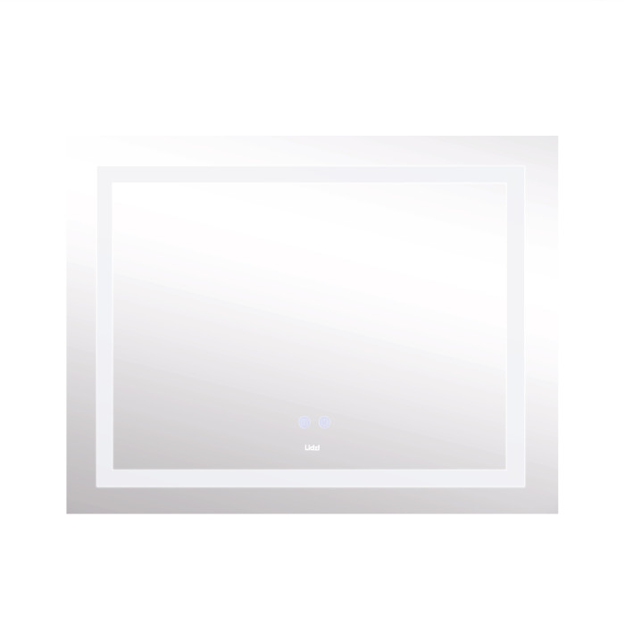 Зеркало Lidz Kubis 1000х800 с LED-подсветкой Touch, с антизапотеванием, с димером, рег. яркости LD78LF61410080