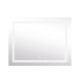 Зеркало Lidz Kubis 1000х800 с LED-подсветкой Touch, с антизапотеванием, с димером, рег. яркости LD78LF61410080