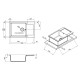 Кухонная мойка Lidz 781x510/200 MAR-07 (LIDZMAR07781510200)