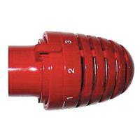 HERZ Термостатична головка - DE LUXE, з защіпкою.Колір- жовтий з позолотою. S923914