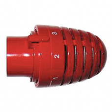 Термостатична головка HERZ- DE LUXE, з защіпкою,Колір- егейс. S923902
