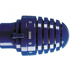 Термостатична головка HERZ- DE LUXE, колір - блакитна S923013