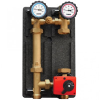 HERZ Нашина группа PUMPFIX MIX без насоса с смесительным клапаном. В комплекте перепускной клапан 1451108. 