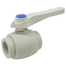 Кран кульовий з пластиковим шаром PPR ASG 50мм 1417599213 (1417599213)
