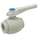Кран кульовий з пластиковим шаром PPR ASG 50мм 1417599213 (1417599213)