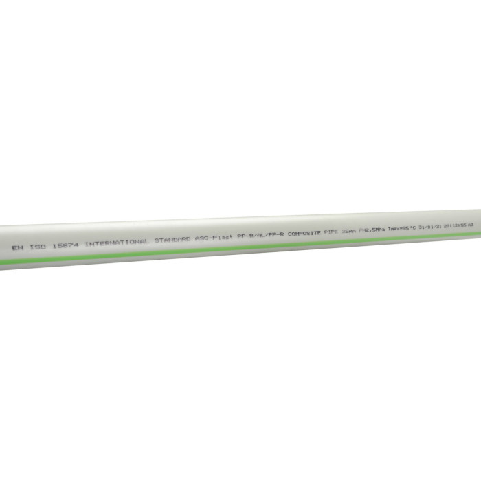Труба PPR ASG Nano Ag композит PN20 25x4.2 мм (1414727973)