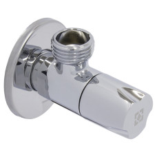 Кран угловой с керамическим запорным элементом Raftec PN10 ЗЗ 1/2"x1/2" VKE7721
