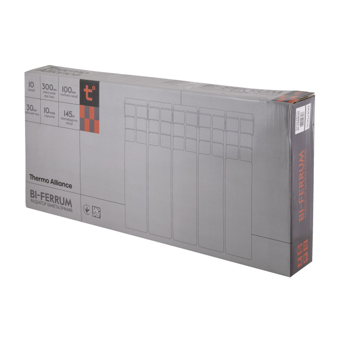 Радіатор біметалічний Thermo Alliance Bi-Ferrum 300/100 1,15 кг