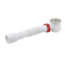 Сифон для душового піддону Polmark 1 1/2" та гофротрубою 40x40/50
