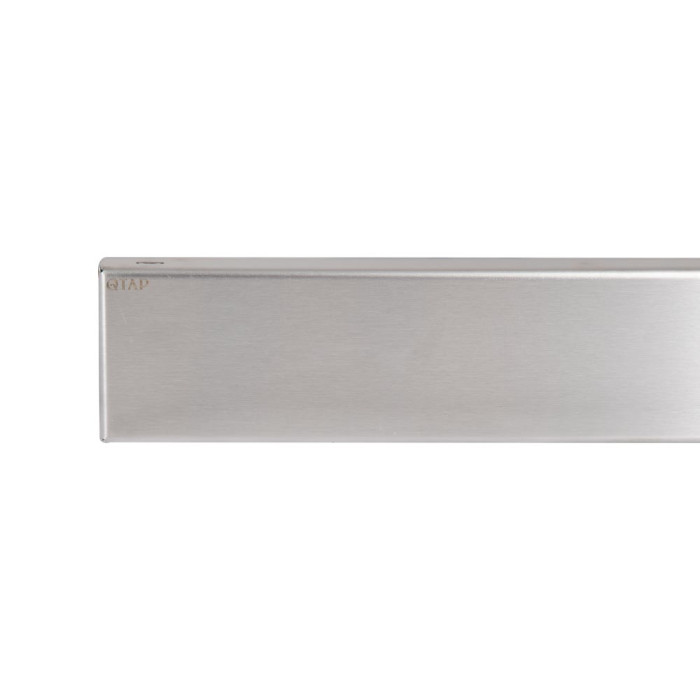 Трап из нержавеющей стали Qtap Taurus Tile600 линейный с сухим затвором под плитку