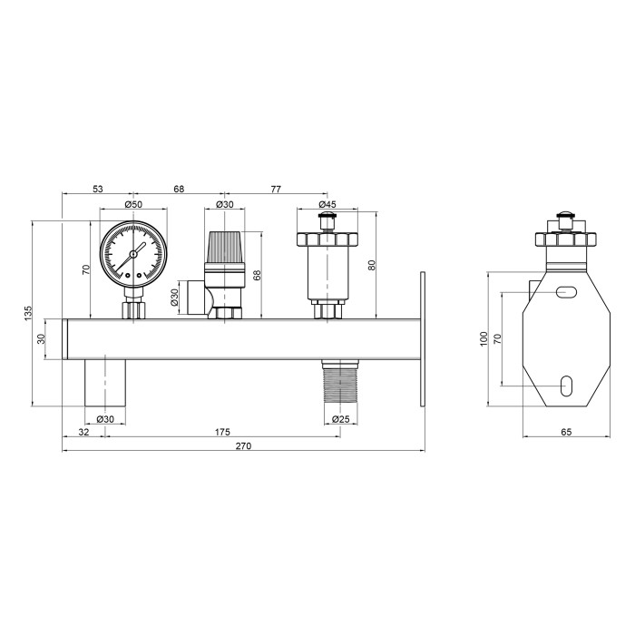 Група безпеки SD Plus для розширювального бака 3/4'' SD292W20