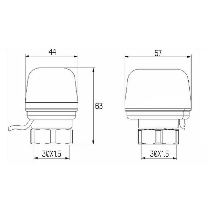 Сервопривод Icma 24V №980 (NC) (82980NC54)