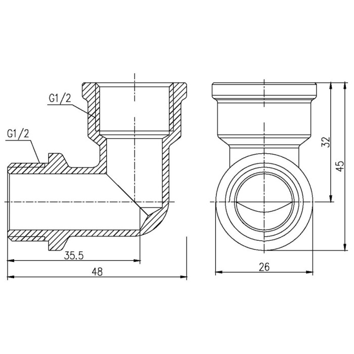 Угол SD Forte 1/2