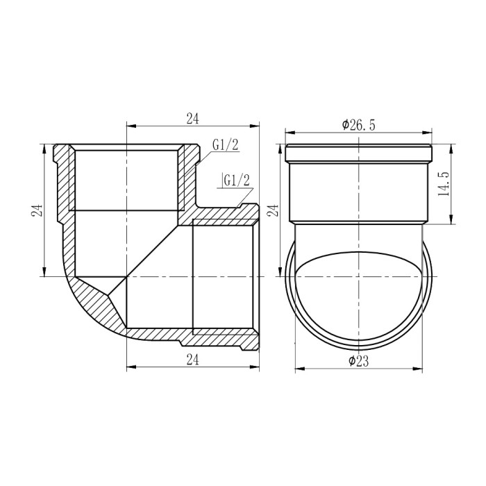 Угол SD Forte 1/2