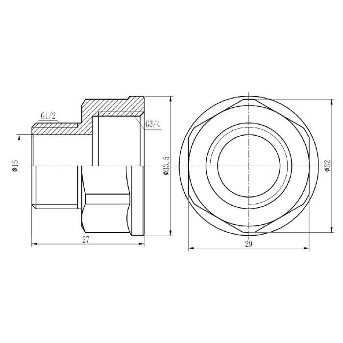 Перехід SD Forte 3/4