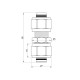 Переходник обжимной SD Plus 20х20 SD152W2020