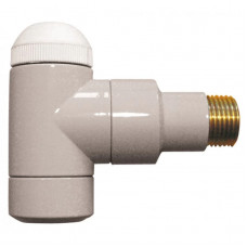 Термостатичний клапан HERZ-TS-90 DE LUXE, кутовий, ,Rp 1/2 x R 1/2.Колір-єдельвейс. S792404