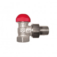 Термостатичний клапан HERZ-TS-90-V з прихованим попереднім налаштуванням, кутовий,3/4" 1772469