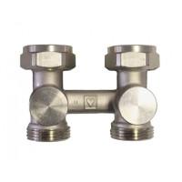 HERZ Узел подключения -3000 с возможностью закрытия, управления спереди, подключения радиатора G 3/4