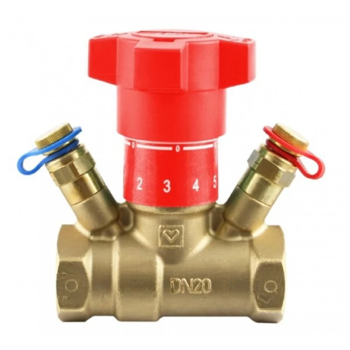 Балансовый клапан STRÖMAX 4217 GN с измерительными штуцерами DN - 20, Kvs, м³/ч - 2,38 1421772 Herz