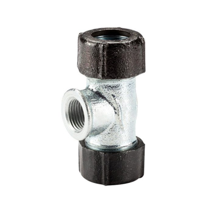 GEBO QUICK QT затискний трійник з різьбою DN15 19.7-21.8мм x1/2