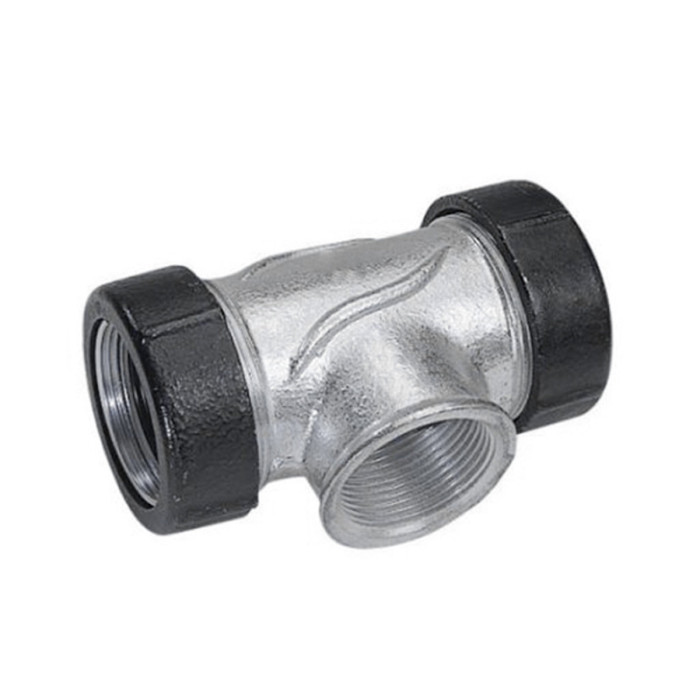 GEBO QUICK QT затискний трійник з різьбою DN50 59.7-63.6 x2