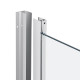 Душова кабина Qtap Taurus CRM1011SC6 100x100 см, скло Clear 6 мм, покрытие CalcLess без поддона