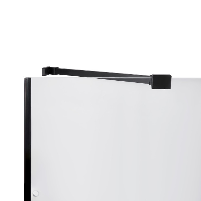 Душова кабіна Qtap Capricorn 120x80 см, скло Clear 6 мм, покриття CalcLess без піддону (CAPBLA10128RC6)