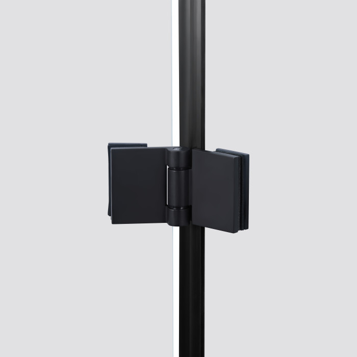 Душова кабіна Qtap Capricorn 120x80 см, скло Clear 6 мм, покриття CalcLess без піддону (CAPBLA10128RC6)