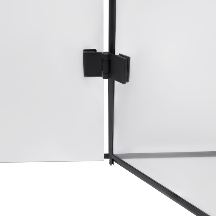Душова кабіна Qtap Capricorn 120x80 см, скло Clear 6 мм, покриття CalcLess без піддону (CAPBLA10128RC6)