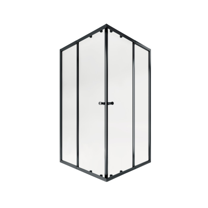 Душова кабіна Qtap Pisces BLA107-9SC5 75-90x75-90 см, скло Clear 5 мм без піддону (PISBLA1079SC5)