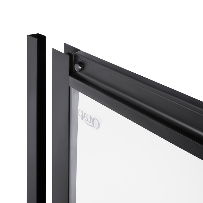 Душова кабіна Qtap Pisces BLA109-11SC5 90-105x90-105 см, скло Clear 5 мм без піддону (PISBLA10911SC5)