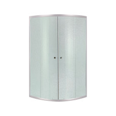 Душова кабіна Lidz Latwa SC80x80.SAT.LOW.FR, скло Frost 4 мм без піддону (LLSC8080SATLOWFR2)