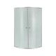 Душова кабіна Lidz Latwa SC80x80.SAT.LOW.FR, скло Frost 4 мм без піддону (LLSC8080SATLOWFR2)