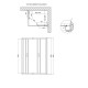 Душова кабіна Lidz Wawel SC100x80.SAT.LOW.FR, скло Frost 5 мм без піддону (LWASC10080SATLOWFR2)