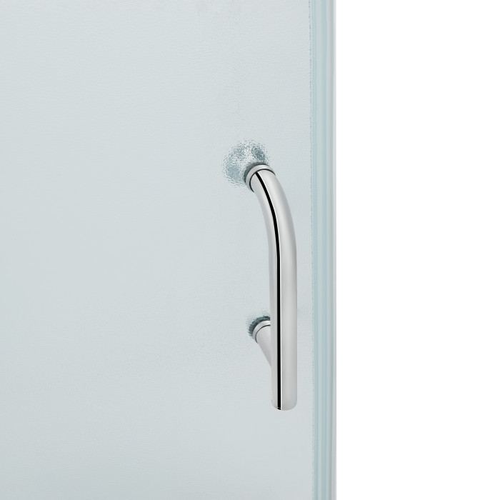Душова кабіна Lidz Wawel SC100x80.SAT.LOW.FR, скло Frost 5 мм без піддону (LWASC10080SATLOWFR2)