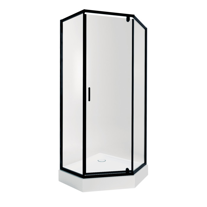Набір Qtap Душова кабіна Scorpio BLA10995-AC6 Clear 2120x900x900 мм + піддон Diamond 309912 90x90x12 см з сифоном (SCOBLA10995AC6SET)