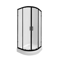 Набір Qtap Душова кабіна Taurus BLA1099AC6 Clear 2020x900x900 мм + піддон Robin 309912C 90x90x12 см з сифоном (TAUBLA1099AC6SET)