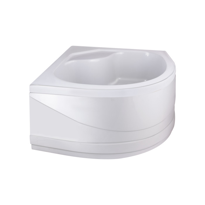 Душевая кабина Lidz Latwa SC90x90.SAT.HIGH.FR полукруглая, стекло Frost 4 мм + Душевой поддон KAPIELKA ST90x90x41, с панелью (LLSC9090SATHIGHFR2SET)