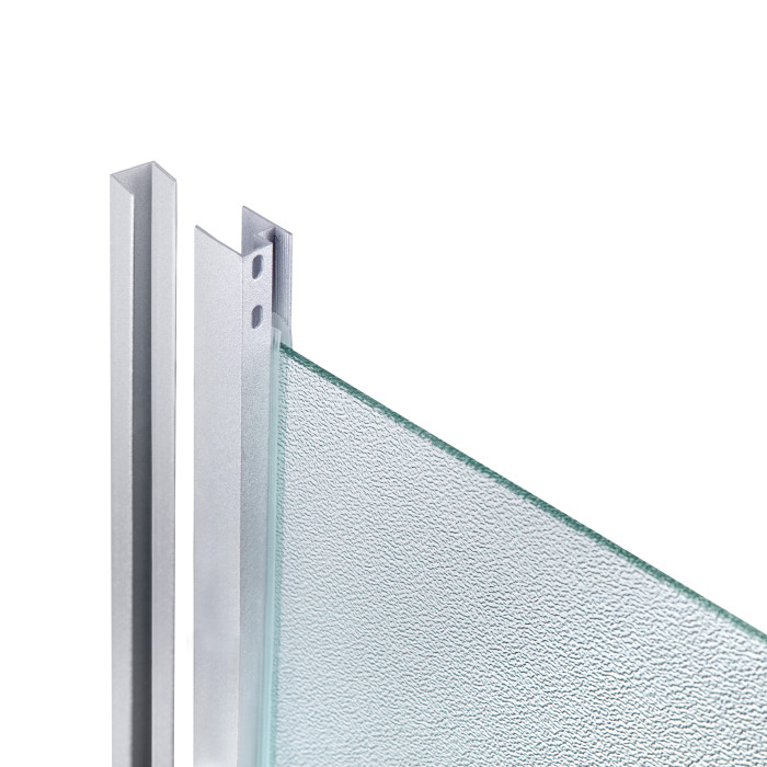 Душова кабіна Lidz Latwa SC80x80.SAT.MID.FR полукругла, скло Frost 4 мм + Душовий піддон KAPIELKA ST80x80x26, з панеллю (LLSC8080SATMIDFR2SET)