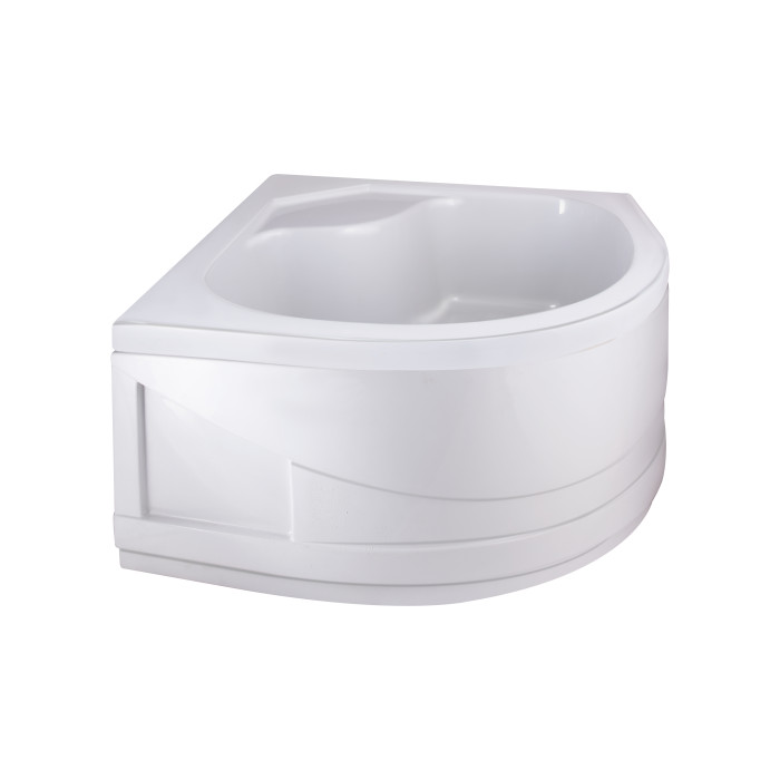 Душевая кабина Lidz Latwa SC80x80.SAT.HIGH.FR полукруглая, стекло Frost 4 мм + Душевой поддон KAPIELKA ST80x80x41, с панелью (LLSC8080SATHIGHFR2SET)