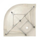 Душова кабіна Lidz Latwa SC90x90.SAT.LOW.GR, скло тон. 4 мм + Lidz Душовий піддон KAPIELKA ST90x90x15 (LLASC9090SLGSET)