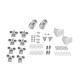 Душова кабіна Lidz Latwa SC90x90.SAT.LOW.GR, скло тон. 4 мм + Lidz Душовий піддон KAPIELKA ST90x90x15 (LLASC9090SLGSET)
