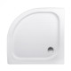 Душова кабіна Lidz Latwa SC90x90.SAT.LOW.GR, скло тон. 4 мм + Lidz Душовий піддон KAPIELKA ST90x90x15 (LLASC9090SLGSET)