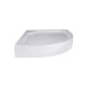 Душова кабіна Lidz Latwa SC80x80.SAT.LOW.FR, скло Frost 4 мм + Lidz Душовий піддон KAPIELKA ST80x80x15 (LLASC8080SLFSET)